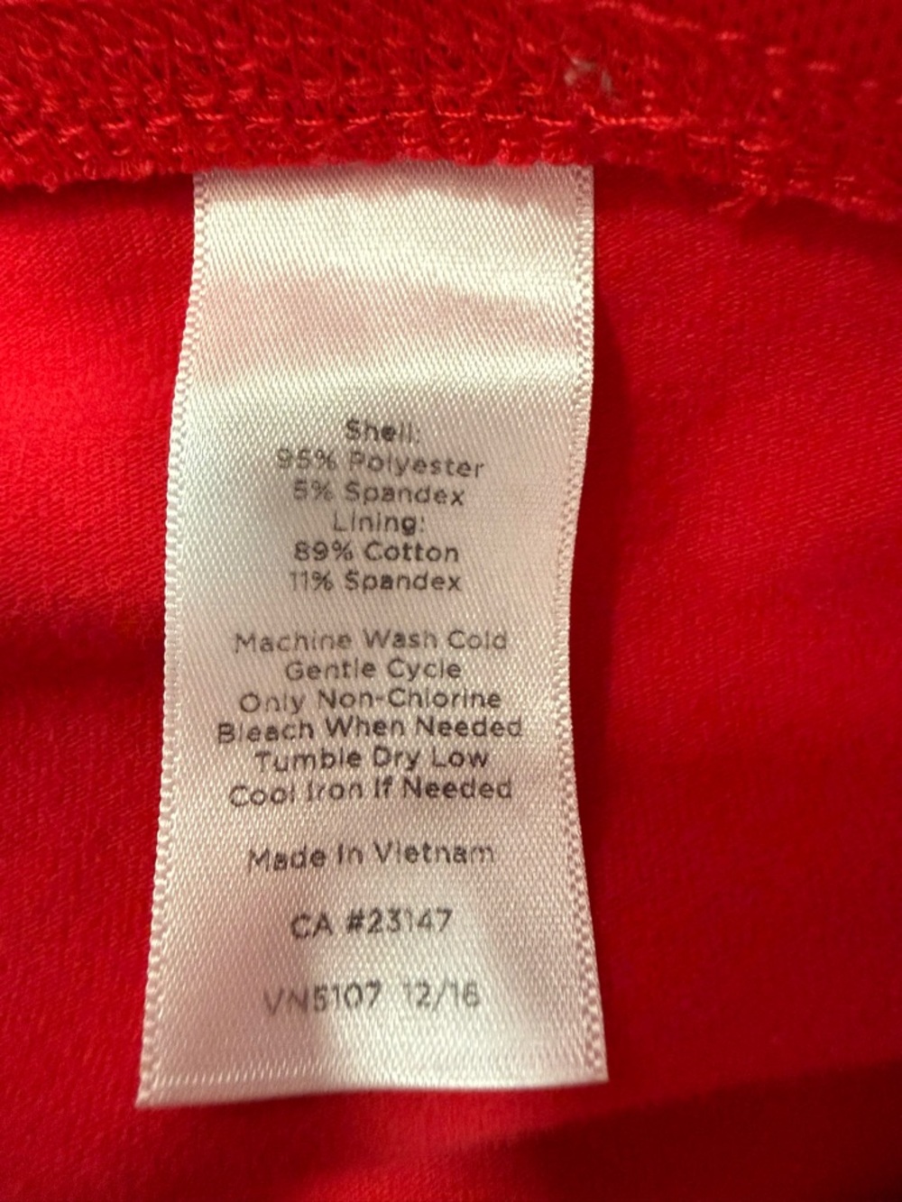 TALBOTS Red Athletic Skort Women’s L stretch Pockets Golf Tennis. - Picture 6 of 11